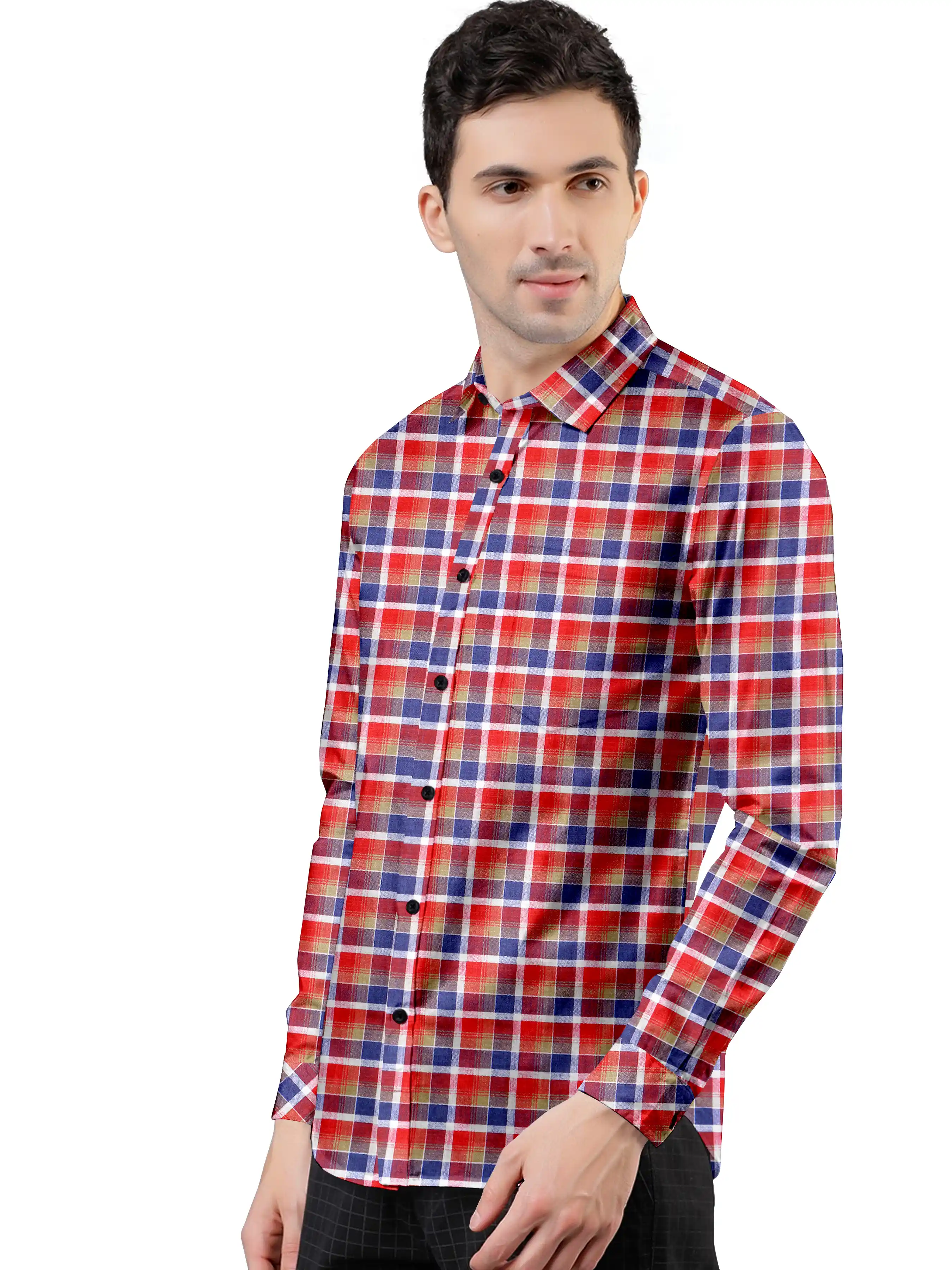 Casual Shirt Check Red
