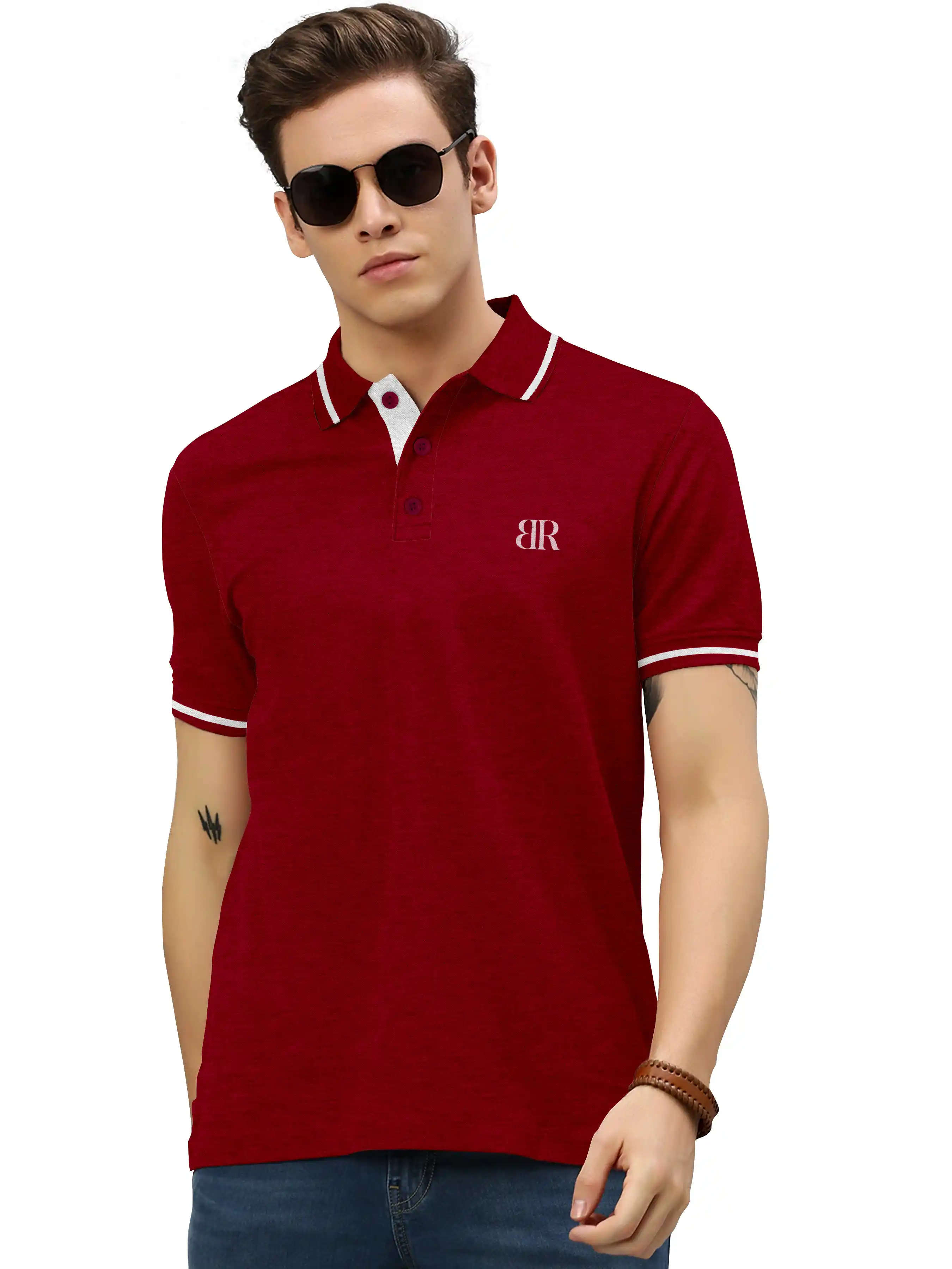 Polo Tshirts Maroon